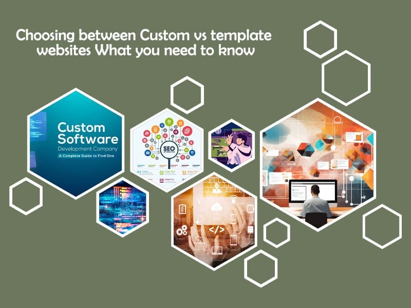 Read more about the article Choosing between Custom vs template websites: What you need to know