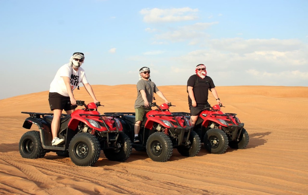 Quad Biking Dubai Desert Red Dunes 250 CC to 350 CC